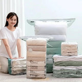 Vacuum Storage Bags 4 Piece Set No Pump Needed Space Saver Compression Bags Home & Garden Household Storage Bags