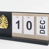 Table Top Decor Date Stand Calendar Desk Organizer Home & Garden Desk Calendars