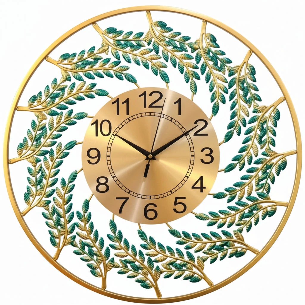 Metallic Demii Wall Clock Home & Garden Wall Clocks