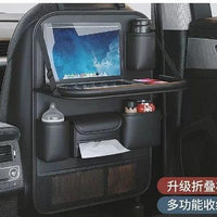 Car Back Seat Organizer Leather 61x42cm Waterproof Tissue Box Umbrella Pocket Cup Holders Phone Tablet Travel & Accessories Vehicle Organizers