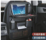 Car Back Seat Organizer Leather 61x42cm Waterproof Tissue Box Umbrella Pocket Cup Holders Phone Tablet Travel & Accessories Vehicle Organizers