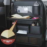 Car Back Seat Organizer Leather 61x42cm Waterproof Tissue Box Umbrella Pocket Cup Holders Phone Tablet Travel & Accessories Vehicle Organizers