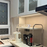 Pull-Out 2 Layer Multifunctional Kitchen Countertop Rack 52x39x52cm Microwave Shelf Kitchen & Dining Microwave Oven Accessories