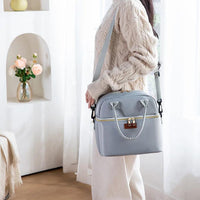 Double Layer Insulated Lunch Bag with Removable Shoulder Strap Black Grey Bags & Accessories Lunch Bags