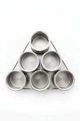 Stainless Steel Spice Rack 6-Pack Kitchen & Dining Spice Organizers