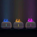Portable Colorful Cool Mist USB LED Fire Flame Humidifier & Aroma Diffuser Home & Garden Humidifiers