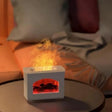 3D Fireplace Aromatherapy Cool Mist Humidifier 270ml Diffuser LED Flame Effect White Grey Home & Garden Humidifiers