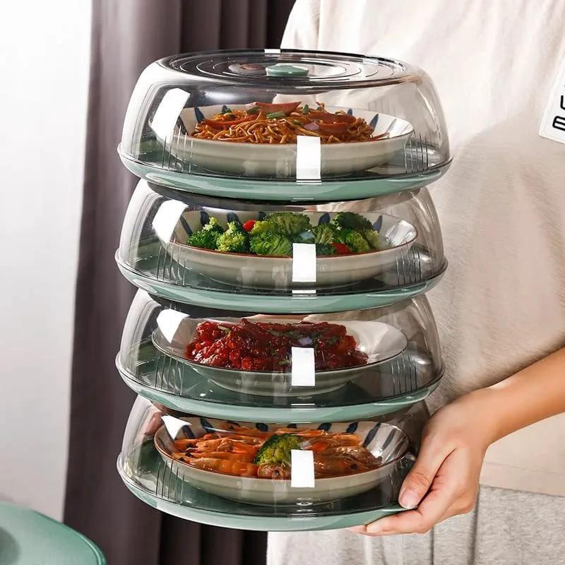 Multifunctional Food Cover Dust-Proof Insect-Proof Kitchen Dining Table Yellow Green Kitchen & Dining Food Container Covers