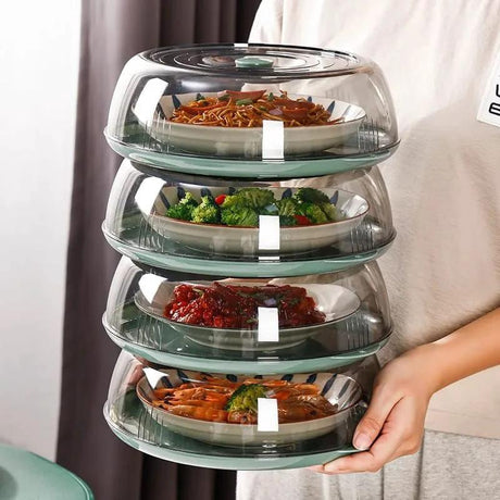 Multifunctional Food Cover Dust-Proof Insect-Proof Kitchen Dining Table Yellow Green Kitchen & Dining Food Container Covers