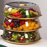 Multifunctional Food Cover Dust-Proof Insect-Proof Kitchen Dining Table Yellow Green Kitchen & Dining Food Container Covers