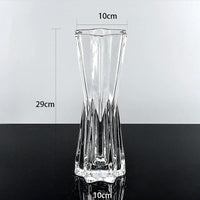 Heavy Glass Star Vase Home & Garden Vases