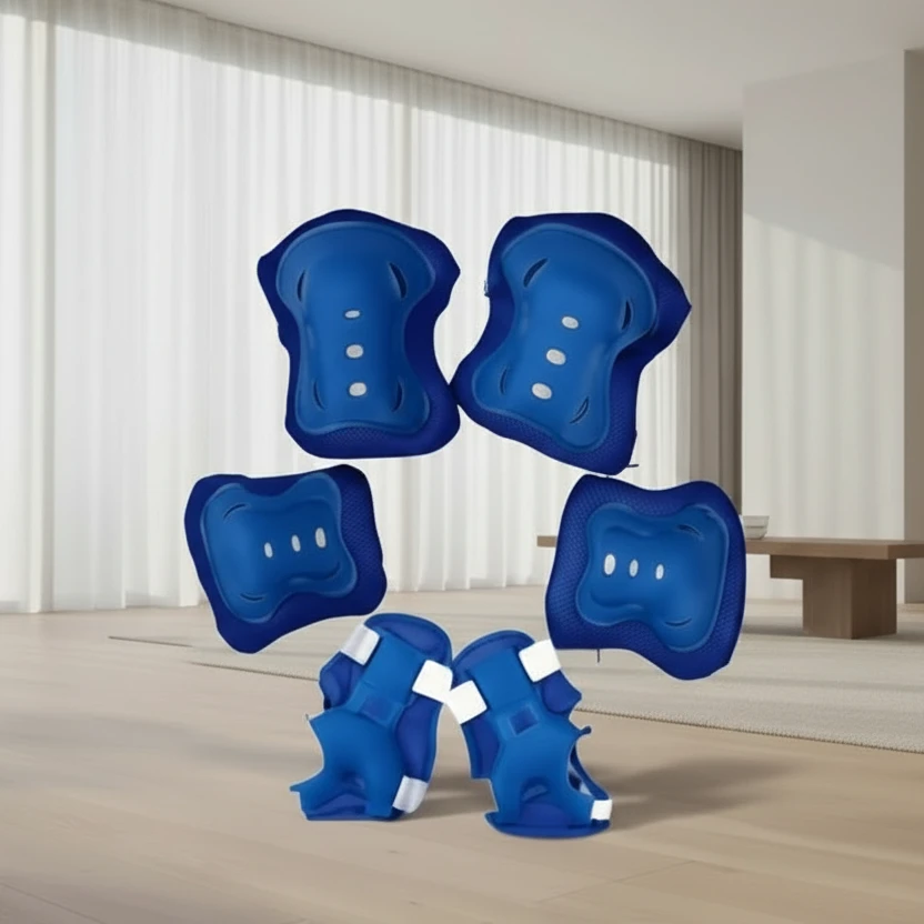 Kids Protective Gear Set - Knee, Elbow & Wrist Guards Outdoor & Sports Roller Skating Pads