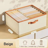 Versatile Foldable Double Compartment Closet Organizer Home & Garden Closet Organizers