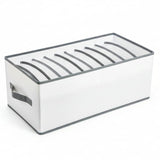 8 Grid Jeans & Pants Compartment Storage Box with Drawer Divider Home & Garden Closet Organizers