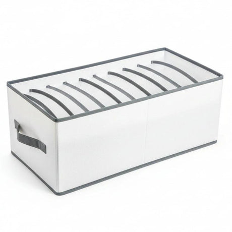 8 Grid Jeans & Pants Compartment Storage Box with Drawer Divider Home & Garden Closet Organizers