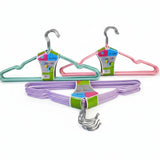 Silicone Coated Metal Clothes Hanger - Assorted Colours Home & Garden Hangers