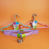 Silicone Coated Metal Clothes Hanger - Assorted Colours Home & Garden Hangers