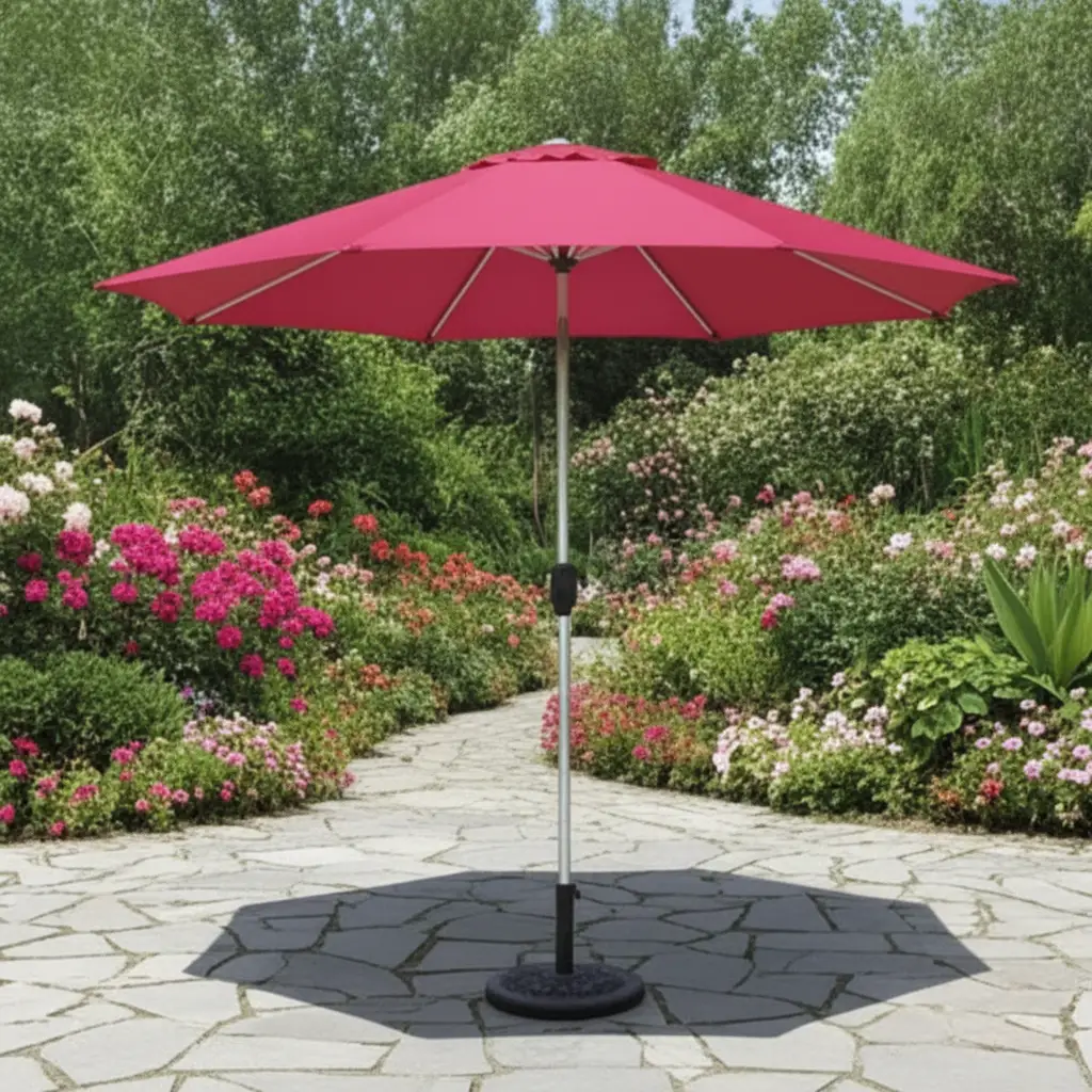 2.7M Replaceable Canopy Parasol for Garden Home & Garden Outdoor Umbrellas