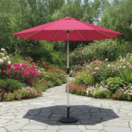 2.7M Replaceable Canopy Parasol for Garden Home & Garden Outdoor Umbrellas