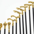 Stylish Pimped Walking Stick with Concealed Sword - Gold & Silver Handle Bags & Accessories Swords