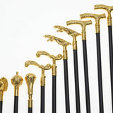 Stylish Pimped Walking Stick with Concealed Sword - Gold & Silver Handle Bags & Accessories Swords