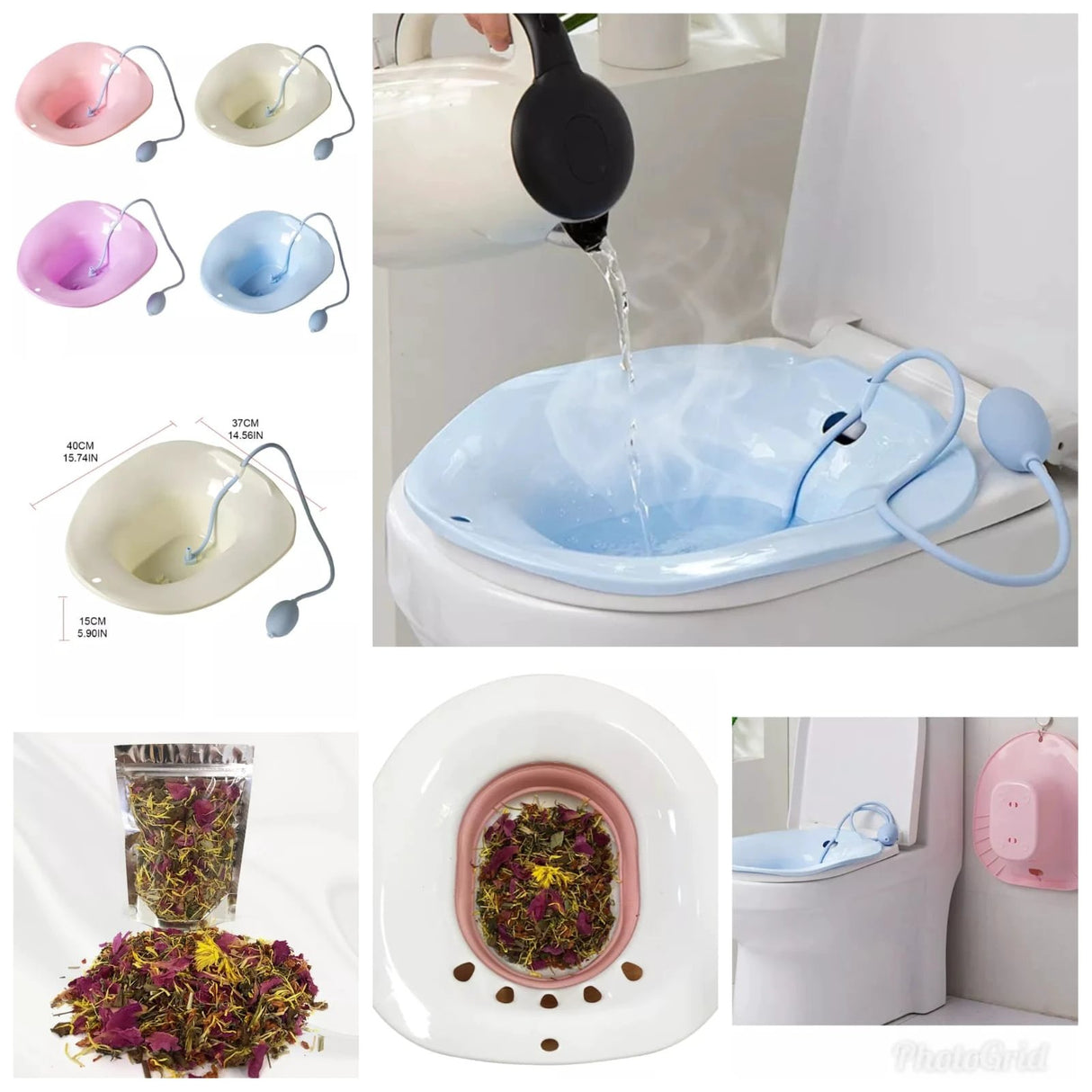 Yoni Sitz Bath Basin For Vaginal Hygiene And Herbal Soaks Home & Garden Feminine Sanitary Supplies