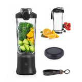 600ml Rechargeable Electric Blender 4000mAh 150W 6 Blades Pulse Blend Waterproof Detachable Kitchen & Dining Food Blenders