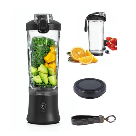 600ml Rechargeable Electric Blender 4000mAh 150W 6 Blades Pulse Blend Waterproof Detachable Kitchen & Dining Food Blenders