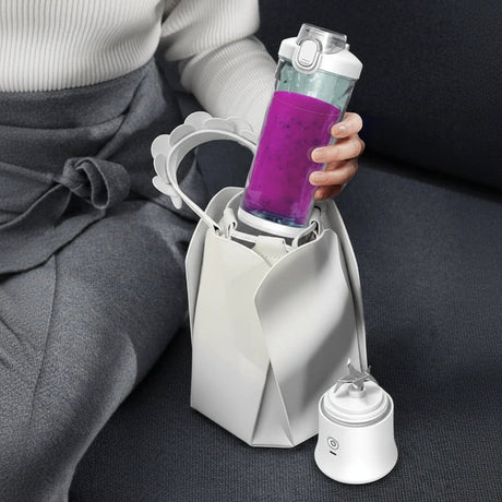 600ml Rechargeable Electric Blender 4000mAh 150W 6 Blades Pulse Blend Waterproof Detachable Kitchen & Dining Food Blenders