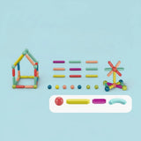 3D Magnetic Sticks Set - 100pcs Mixed Colours Toys & Games Construction Set Toys