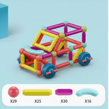 3D Magnetic Sticks Set - 100pcs Mixed Colours Toys & Games Construction Set Toys