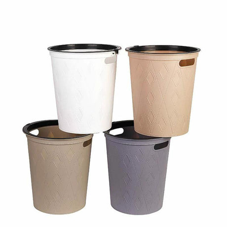 Round Metal Wire Dustbin 26.5cm Home & Office Wastebaskets