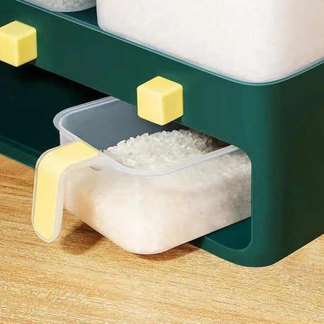 4-Compartment Cereal Dispenser – 10L Kitchen Storage Food Storage Containers