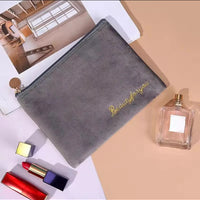 Velvet Cosmetic & Organizer Bag Bags & Accessories Makeup Bags