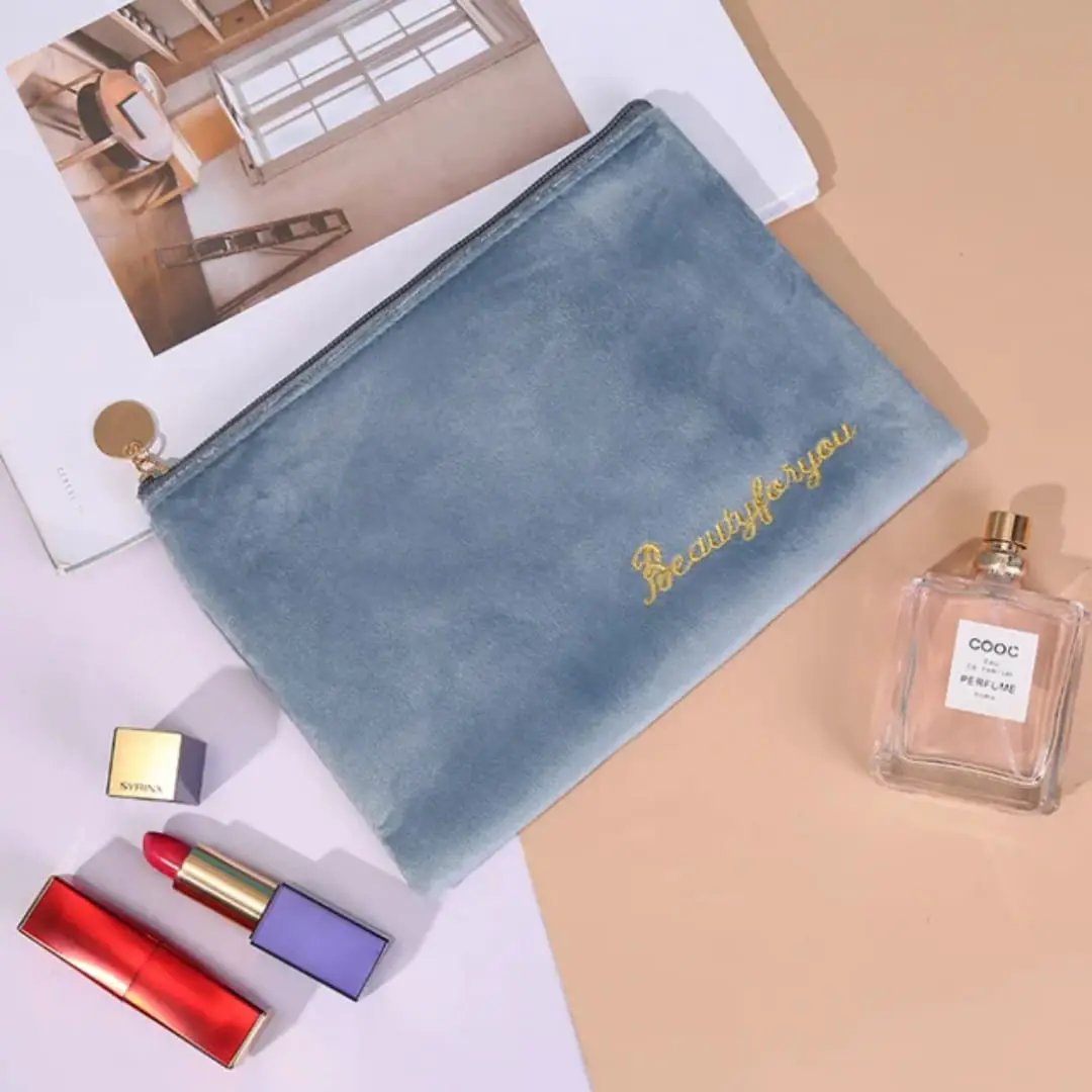 Velvet Cosmetic & Organizer Bag Bags & Accessories Makeup Bags
