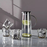 Glass Water Pitcher & 4pc Glasses Set Drinkware Drinkware Sets