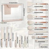 16pc Stainless Steel & Silicone Kitchen Set Kitchenware Kitchen Utensil Sets