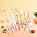 16pc Stainless Steel & Silicone Kitchen Set Kitchenware Kitchen Utensil Sets