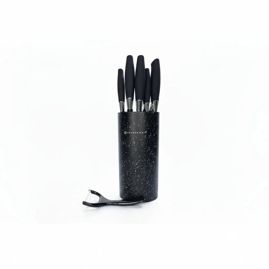 Edenberg Knife Set – Black / White Kitchen Knives Kitchen Knives