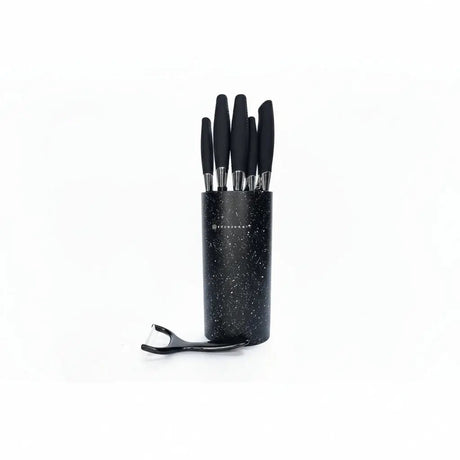 Edenberg Knife Set – Black / White Kitchen Knives Kitchen Knives