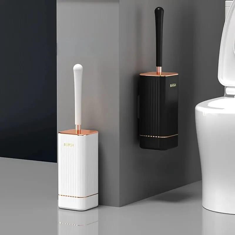 Luxury Hanging Toilet Brush & Holder Set Bathroom Accessories Toilet Brushes & Holders