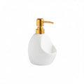 Ceramic Soap Dispenser with Sponge Holder Home & Kitchen Soap & Lotion Dispensers