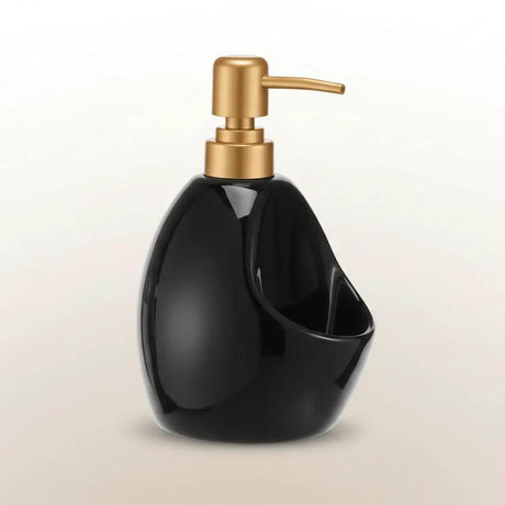 Ceramic Soap Dispenser with Sponge Holder Home & Kitchen Soap & Lotion Dispensers