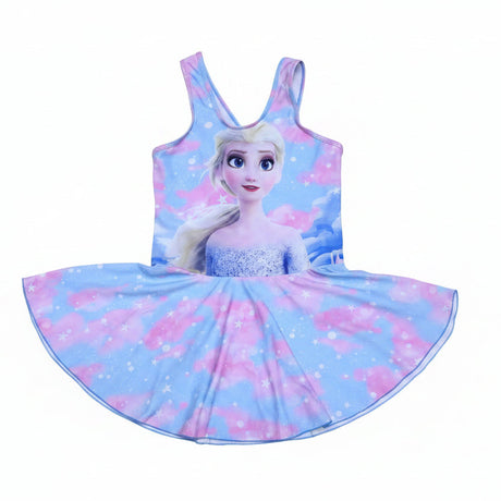 Kids 2-in-1 Cartoon Swimming Costume Swimwear Classic Bikinis