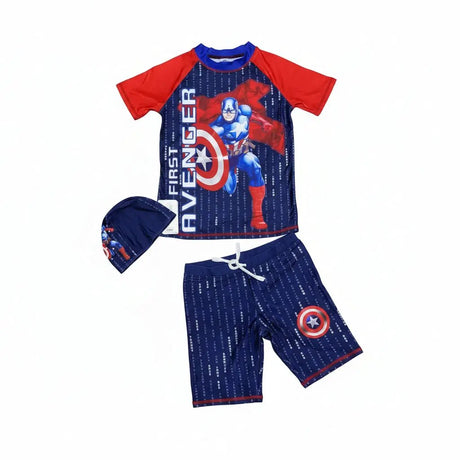 Kids 2-in-1 Cartoon Swimming Costume Swimwear Classic Bikinis