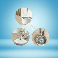 Hands-Free 360° Spin Mop with Bucket Cleaning Supplies Mops