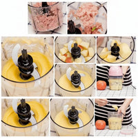 Multifunctional Capsule Electric Chopper, 1L Kitchen Appliances Food Processors