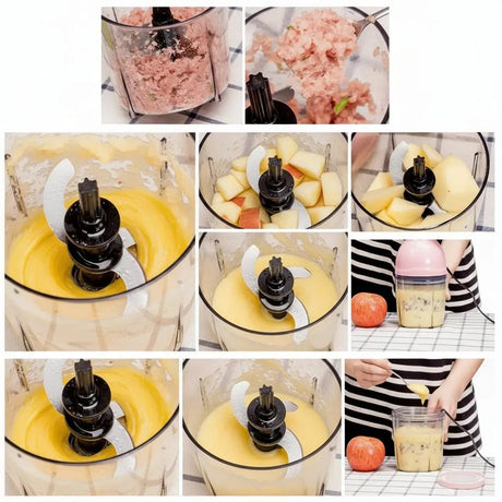 Multifunctional Capsule Electric Chopper, 1L Kitchen Appliances Food Processors
