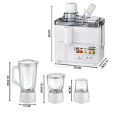 4 in 1 Blender, Juicer, Grinder & Mill Kitchen Appliances Countertop Blenders