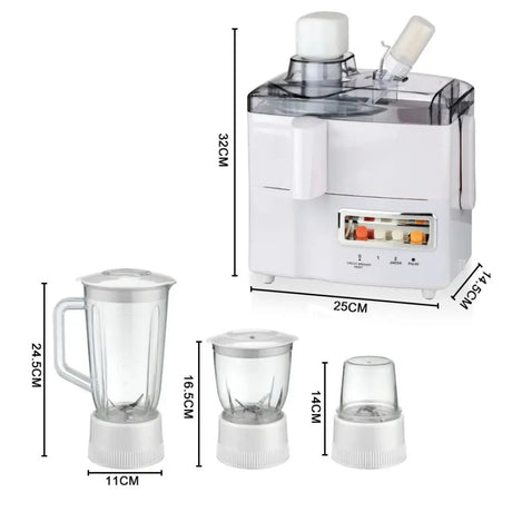 4 in 1 Blender, Juicer, Grinder & Mill Kitchen Appliances Countertop Blenders